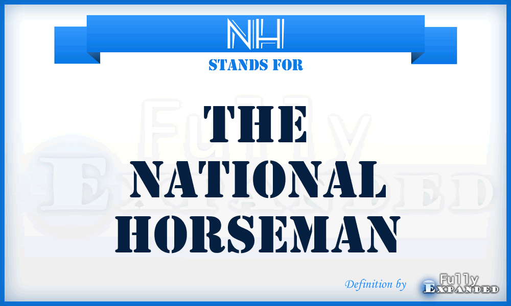 NH - The National Horseman