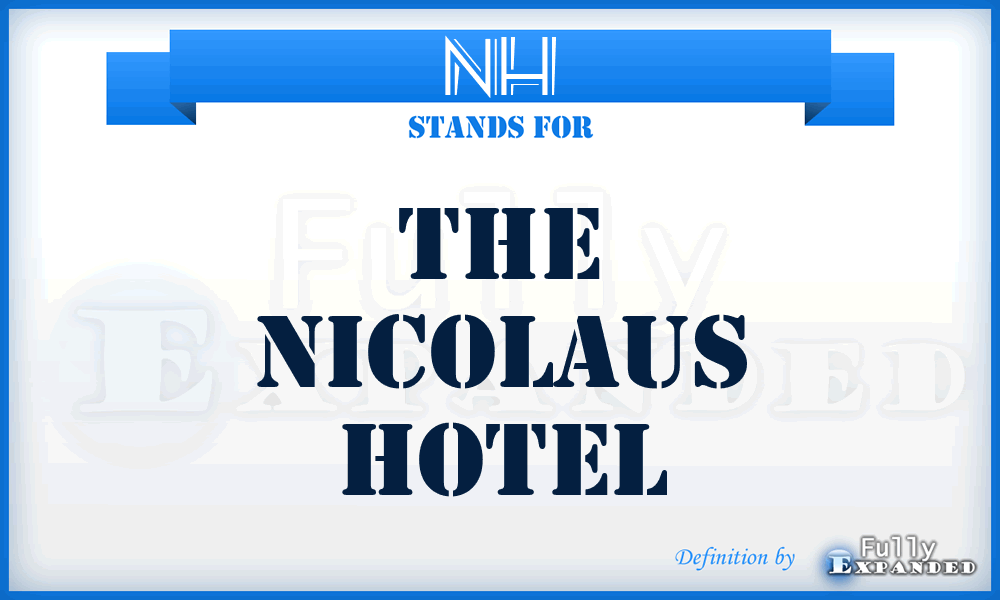 NH - The Nicolaus Hotel