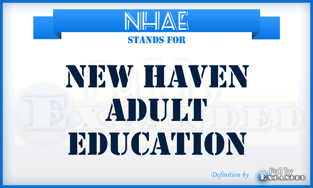 NHAE - New Haven Adult Education