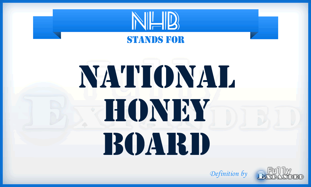 NHB - National Honey Board