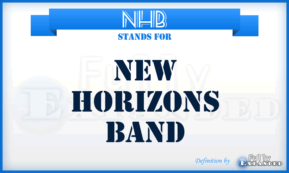 NHB - New Horizons Band