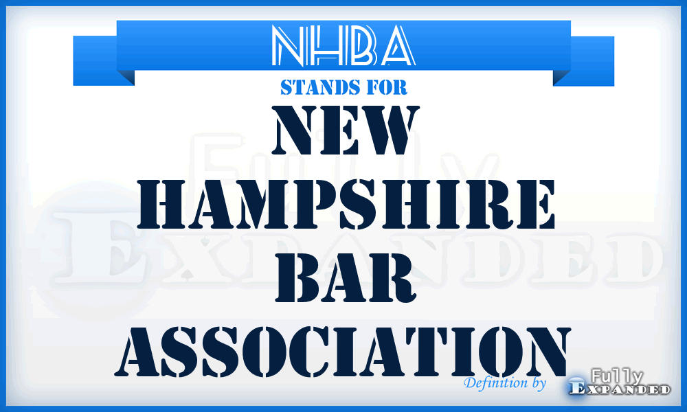 NHBA - New Hampshire Bar Association