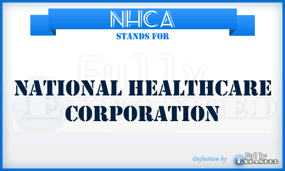 NHC^A - National HealthCare Corporation