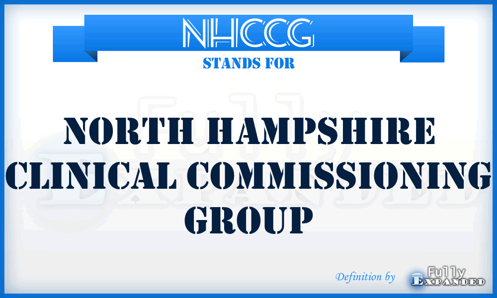 NHCCG - North Hampshire Clinical Commissioning Group