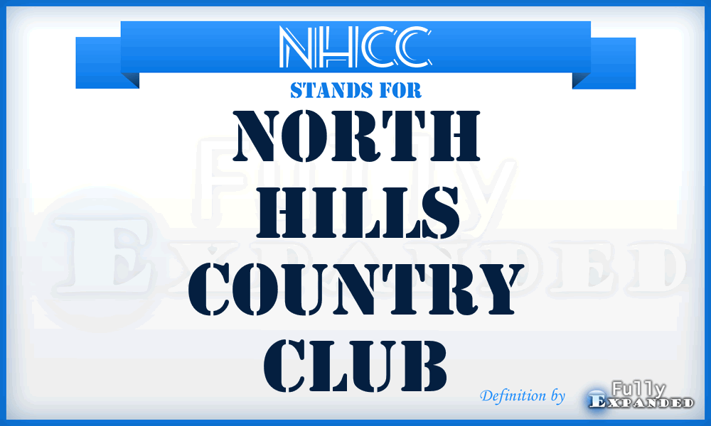 NHCC - North Hills Country Club
