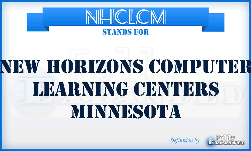 NHCLCM - New Horizons Computer Learning Centers Minnesota