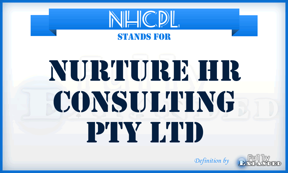 NHCPL - Nurture Hr Consulting Pty Ltd
