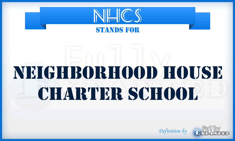 NHCS - Neighborhood House Charter School