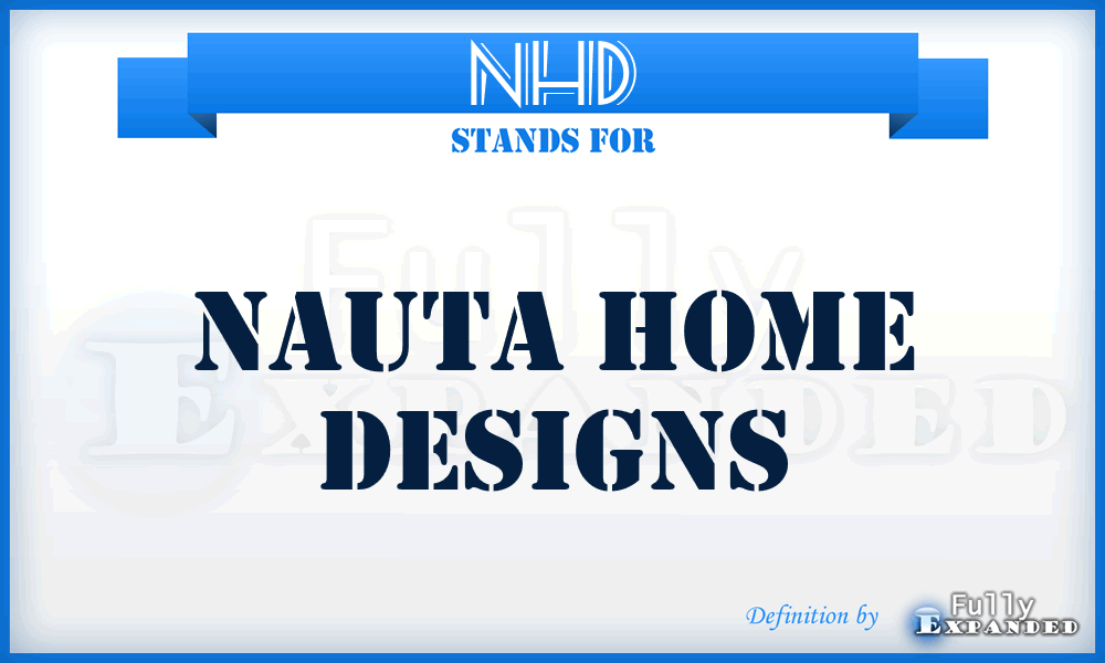 NHD - Nauta Home Designs