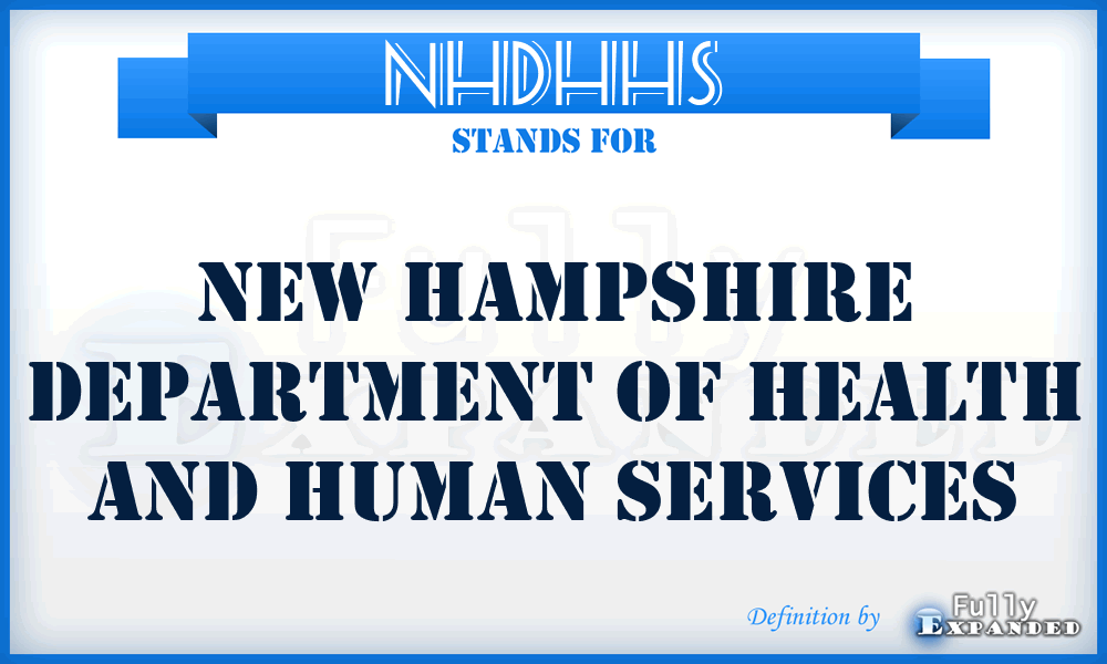 NHDHHS - New Hampshire Department of Health and Human Services