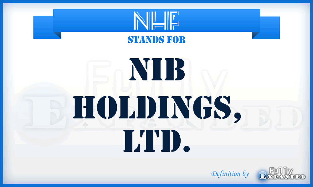 NHF - NIB Holdings, LTD.