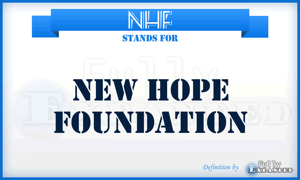 NHF - New Hope Foundation