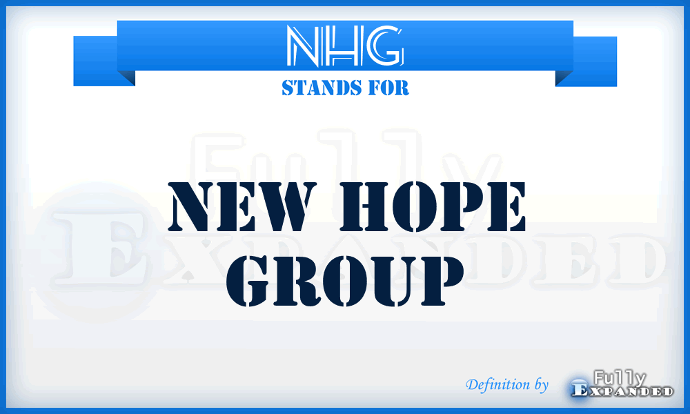 NHG - New Hope Group