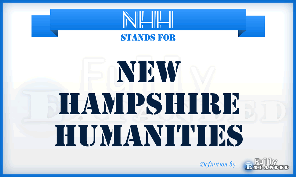 NHH - New Hampshire Humanities