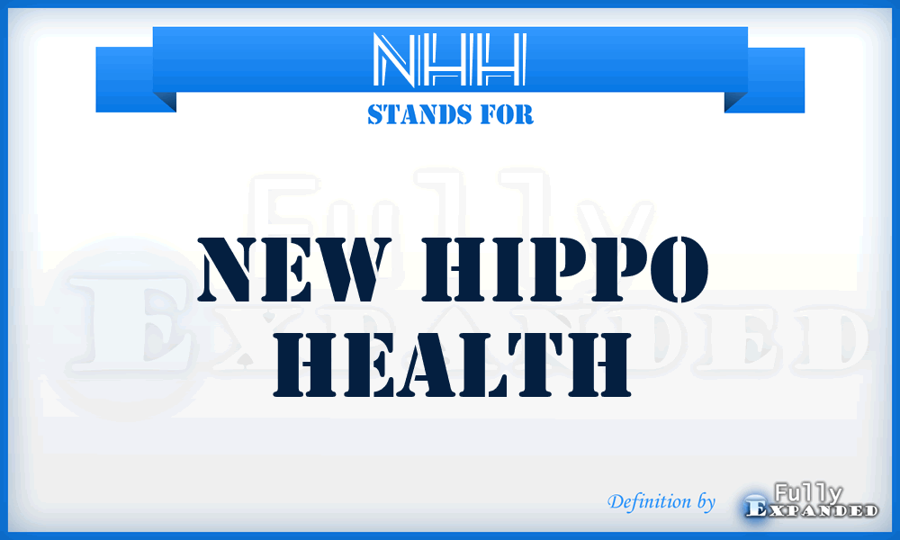 NHH - New Hippo Health