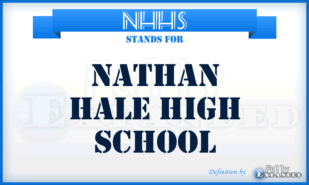 NHHS - Nathan Hale High School