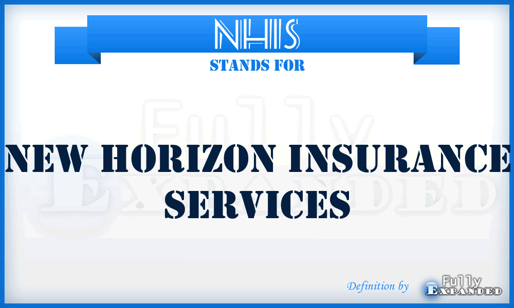 NHIS - New Horizon Insurance Services