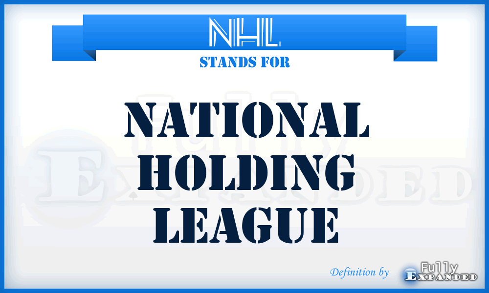 NHL - National Holding League