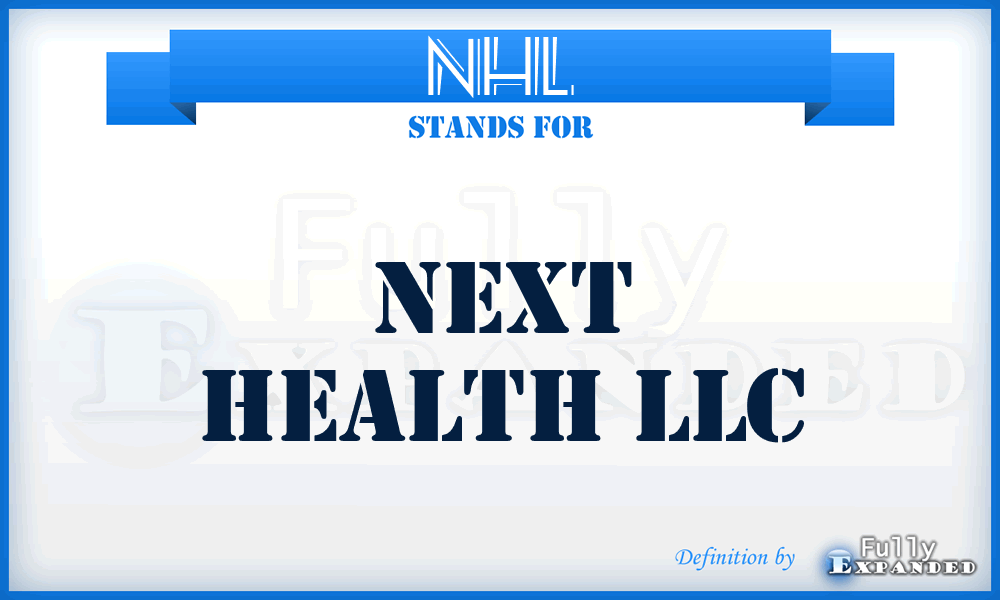 NHL - Next Health LLC