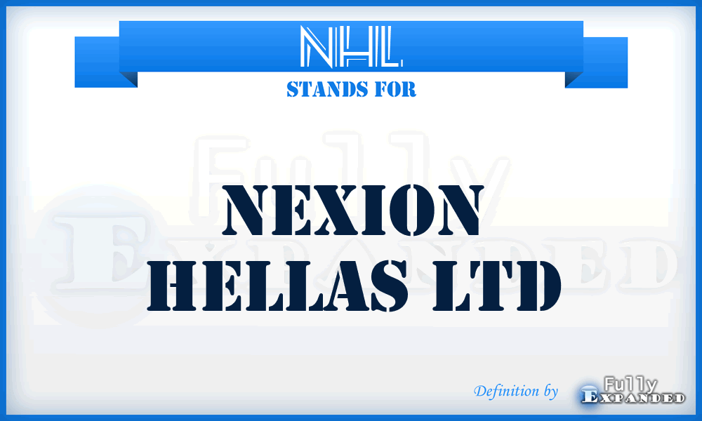 NHL - Nexion Hellas Ltd