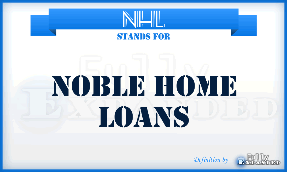 NHL - Noble Home Loans