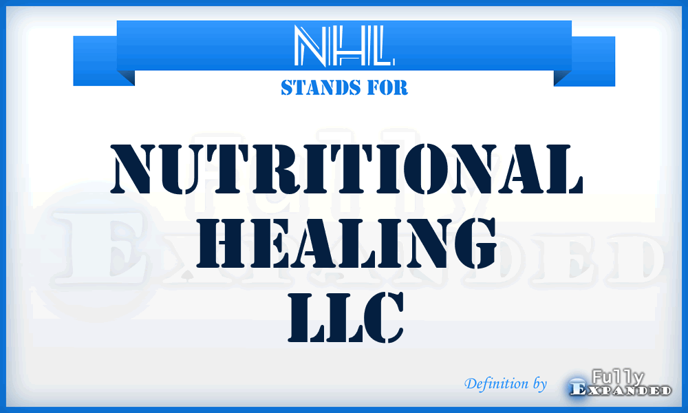 NHL - Nutritional Healing LLC