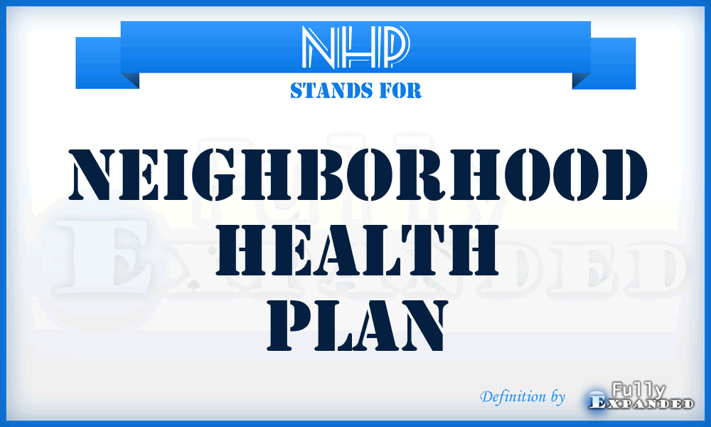 NHP - Neighborhood Health Plan