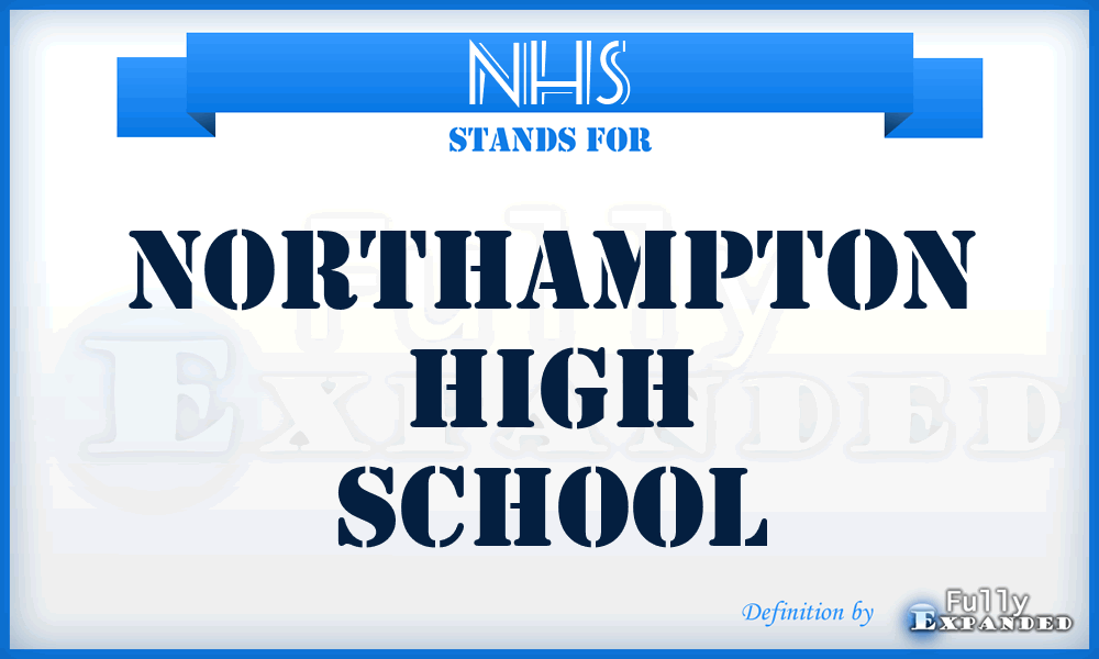 NHS - Northampton High School