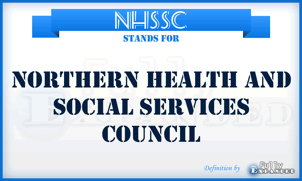 NHSSC - Northern Health and Social Services Council