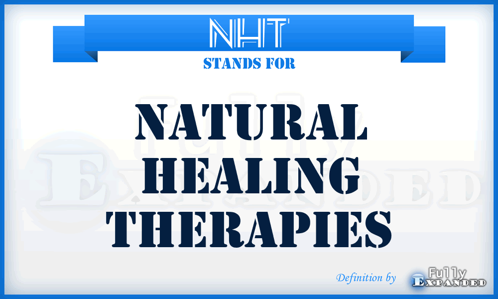NHT - Natural Healing Therapies