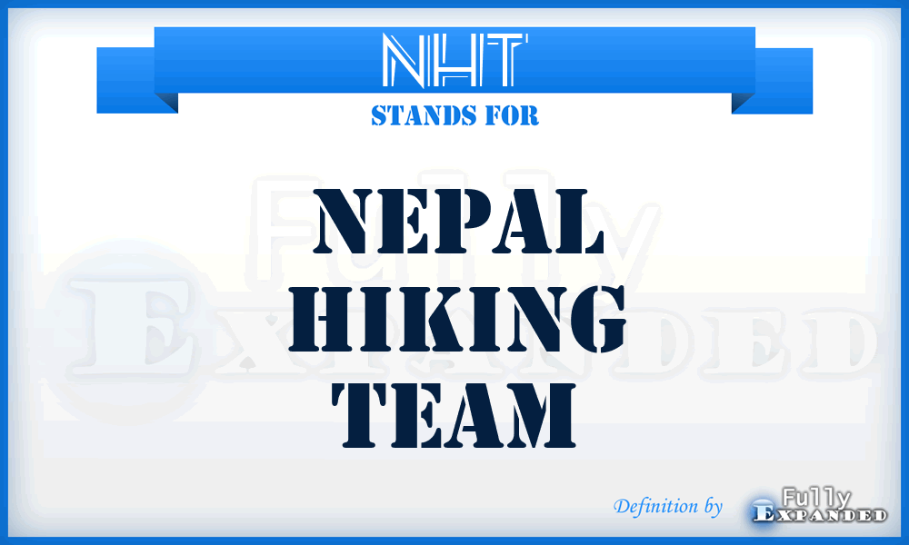 NHT - Nepal Hiking Team