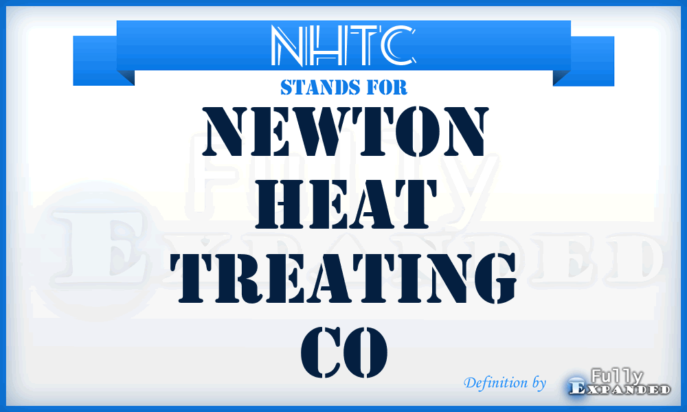 NHTC - Newton Heat Treating Co