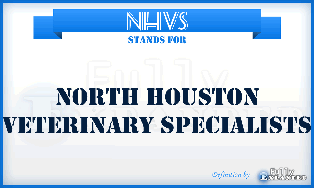 NHVS - North Houston Veterinary Specialists