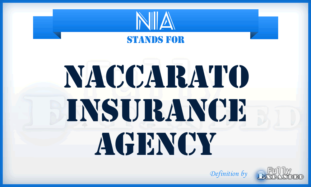 NIA - Naccarato Insurance Agency