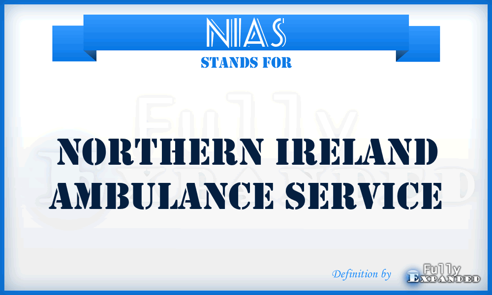 NIAS - Northern Ireland Ambulance Service