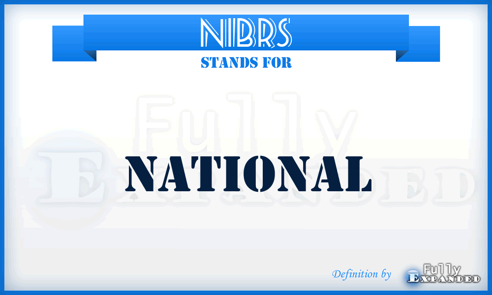 NIBRS - National