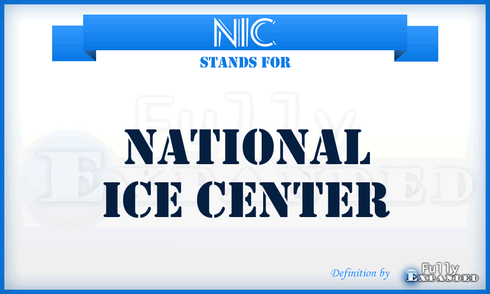 NIC - National Ice Center