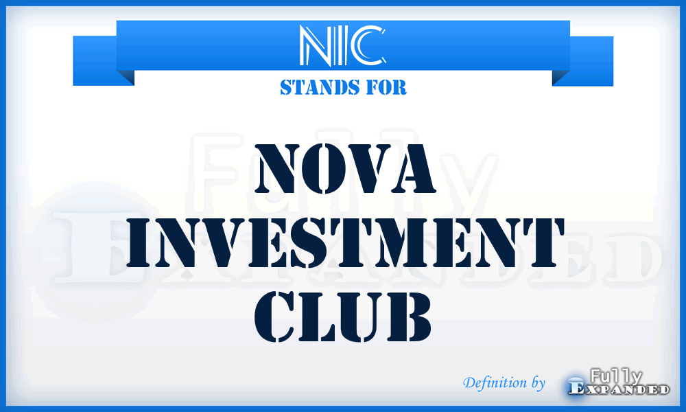 NIC - Nova Investment Club