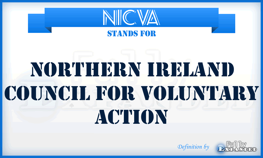 NICVA - Northern Ireland Council for Voluntary Action