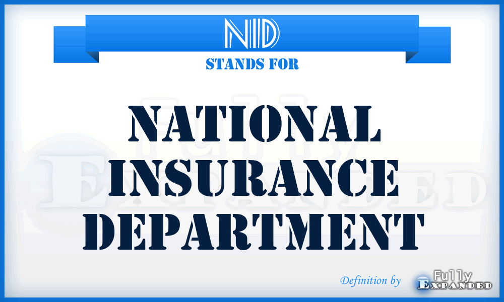 NID - National Insurance Department