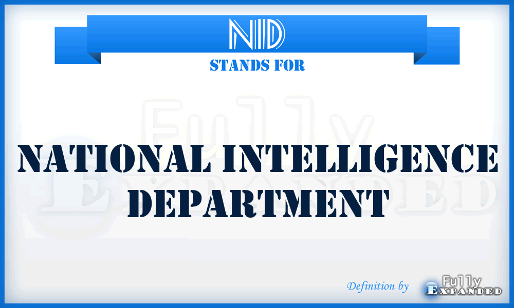 NID - National Intelligence Department