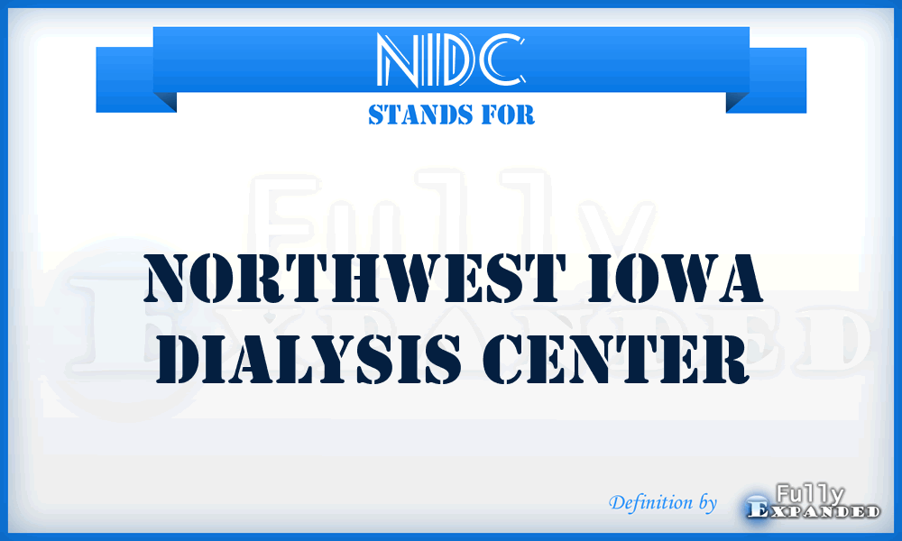 NIDC - Northwest Iowa Dialysis Center