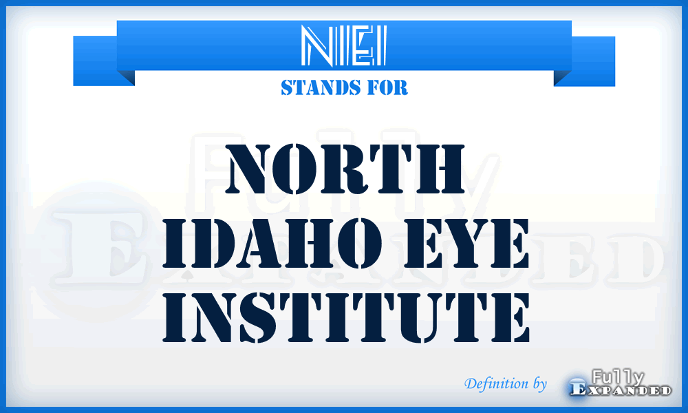 NIEI - North Idaho Eye Institute