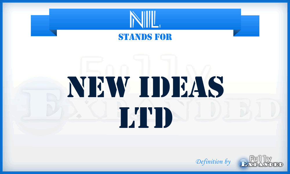 NIL - New Ideas Ltd