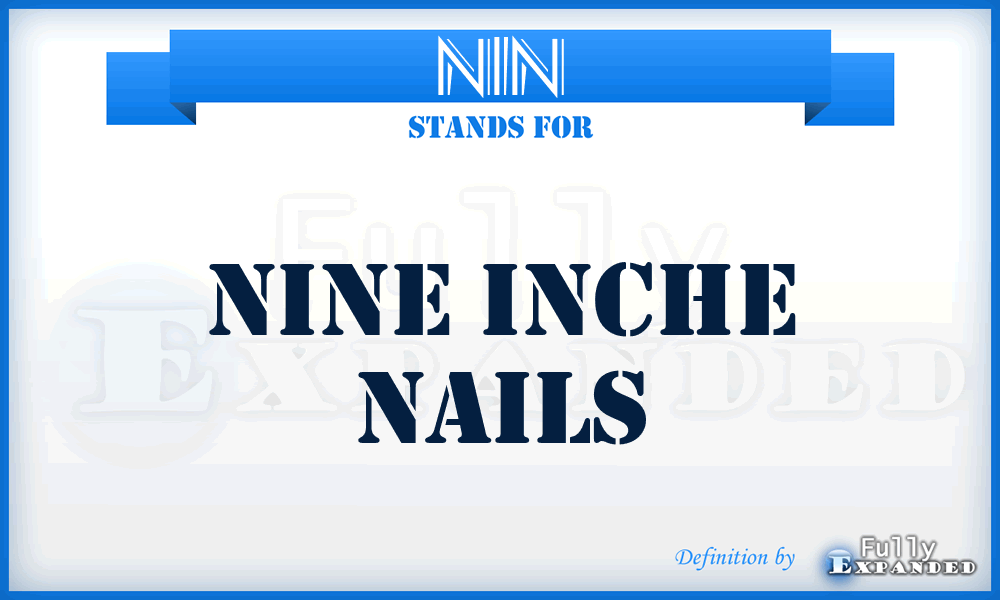 NIN - Nine Inche Nails