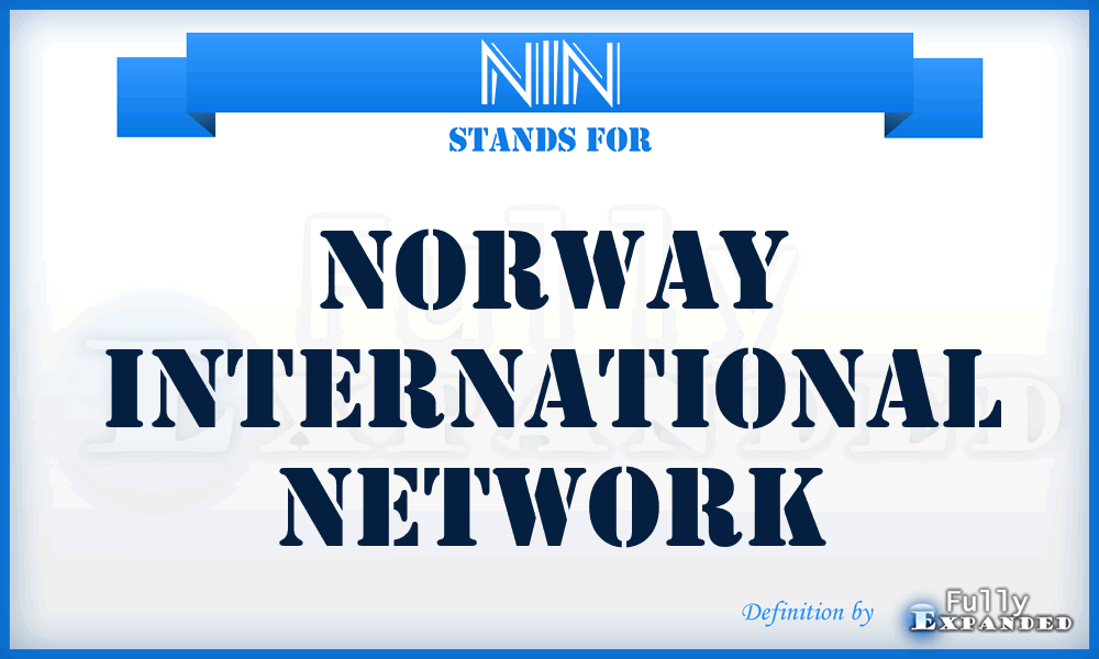 NIN - Norway International Network
