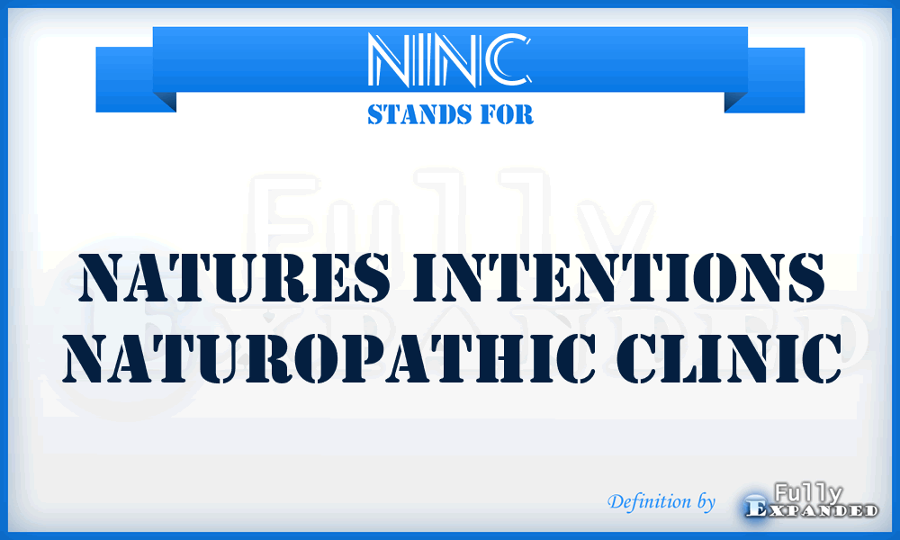 NINC - Natures Intentions Naturopathic Clinic