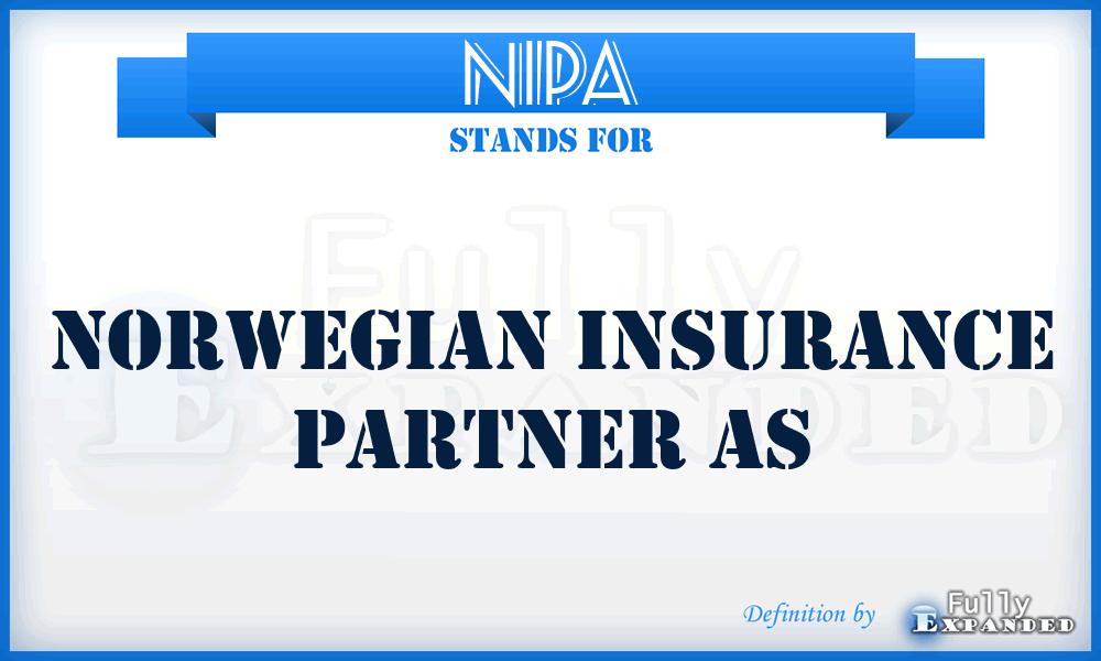 NIPA - Norwegian Insurance Partner As