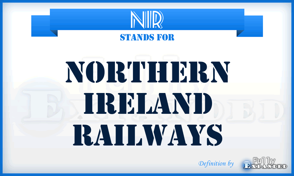 NIR - Northern Ireland Railways