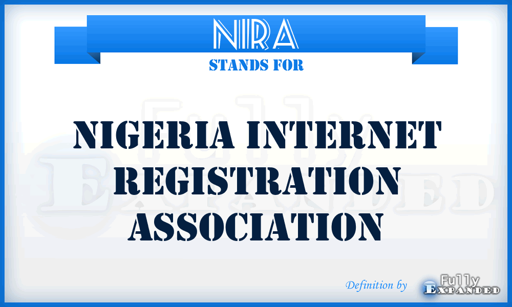 NIRA - Nigeria Internet Registration Association